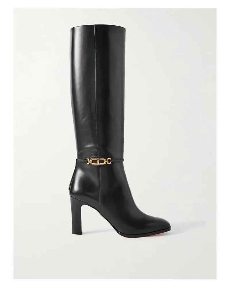 Tom Ford Stiefel Aus Leder Mit Verzierungen - Schwarz Schwarz