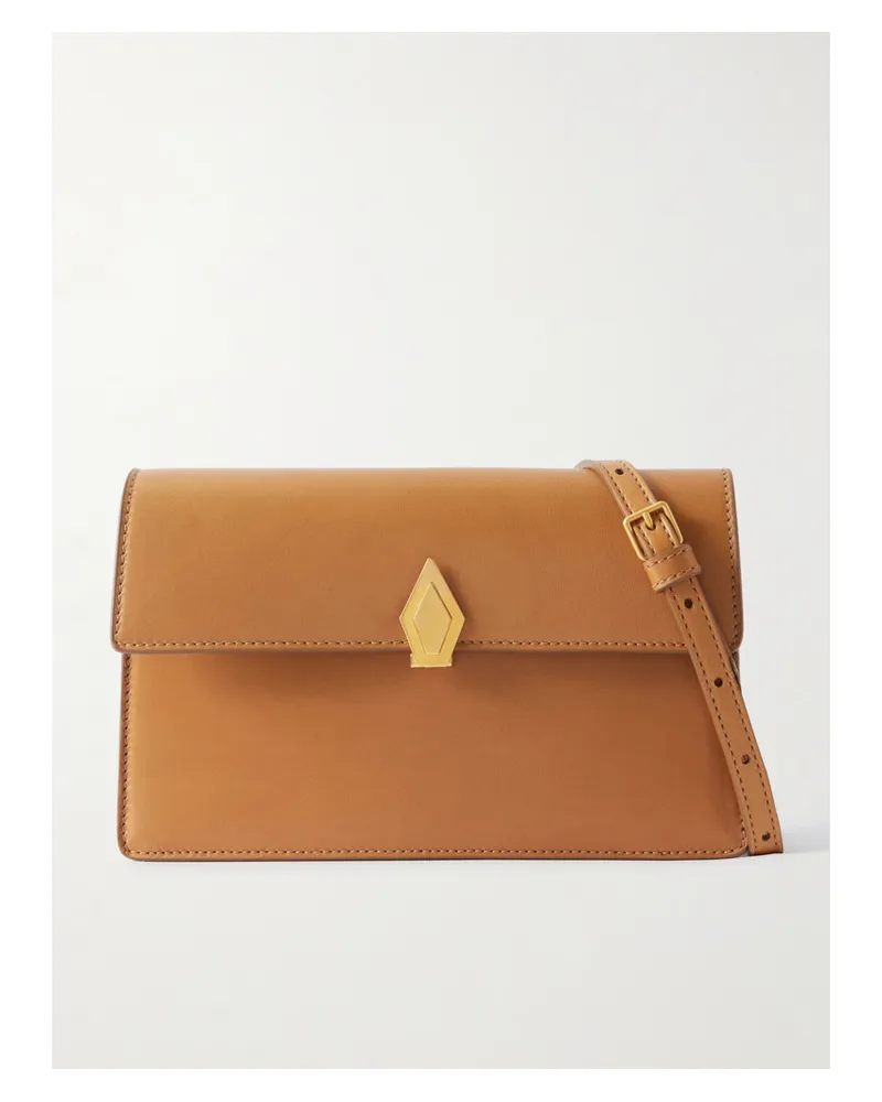 Métier Parallel 22 Small Leather Shoulder Bag - Brown Brown