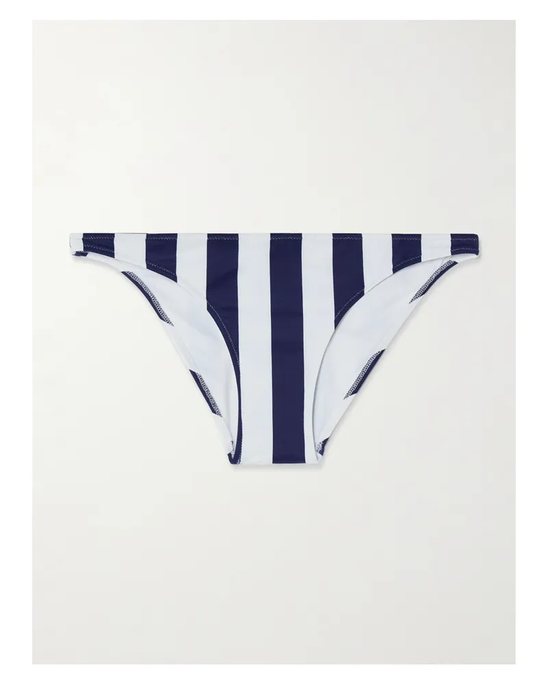 Melissa Odabash Ponza Gestreiftes Bikini-höschen - Blau Blau