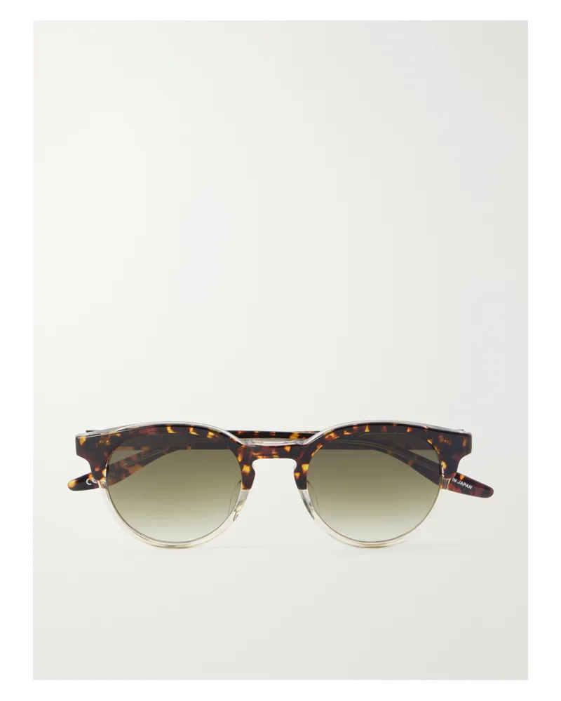 Barton Perreira Beckford Sun Round-frame Tortoiseshell Acetate Sunglasses Tortoiseshell