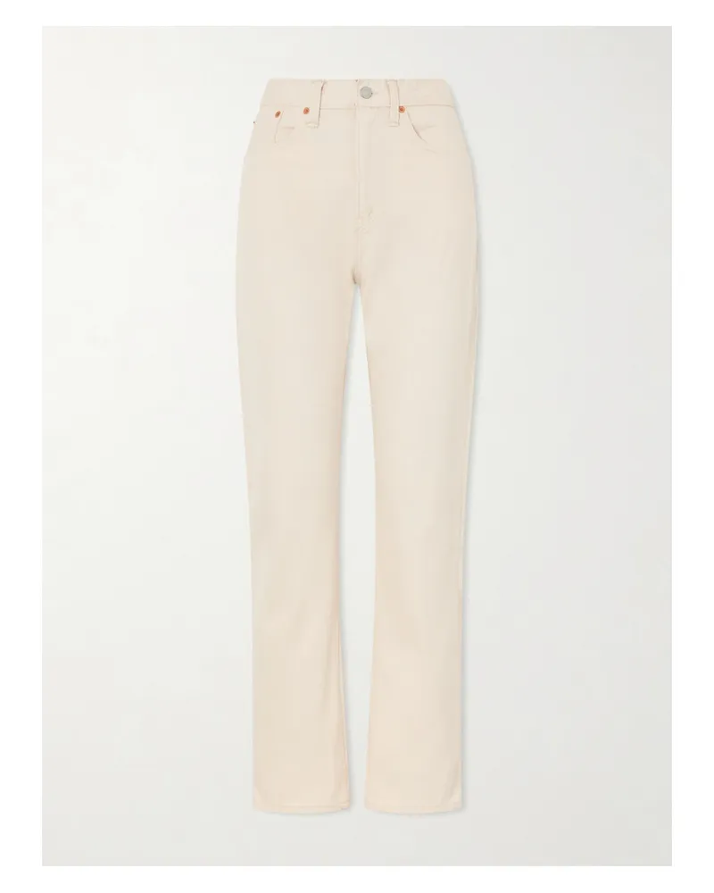 RRL Mid-rise Straight-leg Jeans - White White