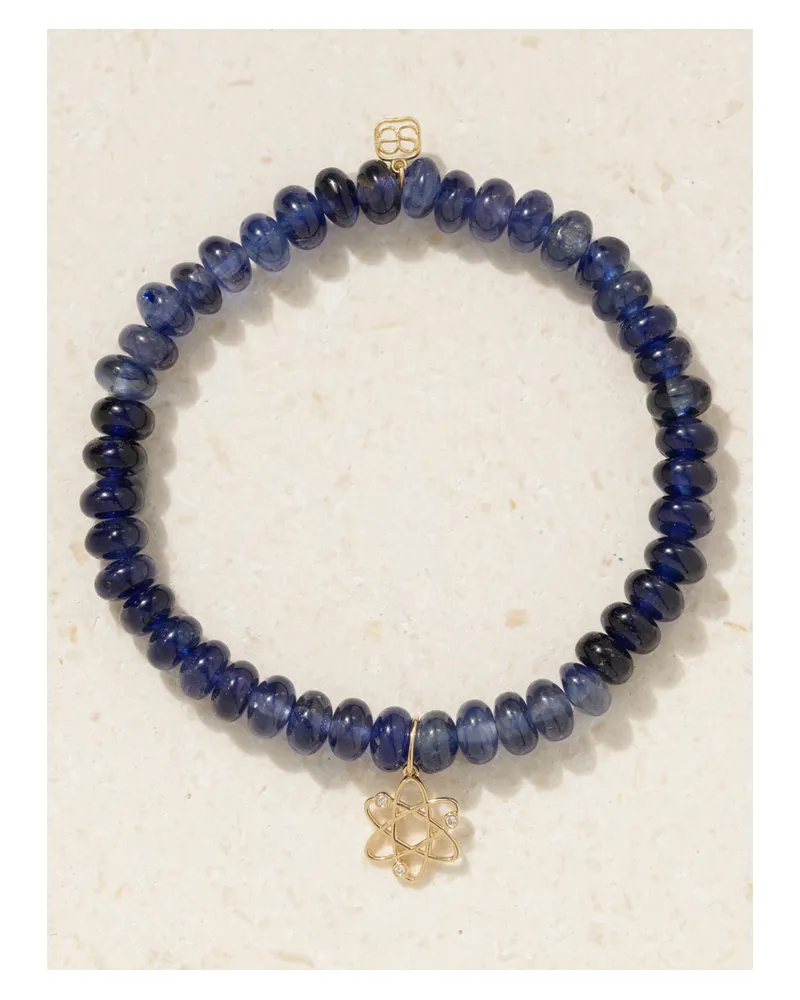 Sydney Evan Cosmos Armband Mit Saphiren, Diamanten Und Details Aus 14 Karat Gold Gold