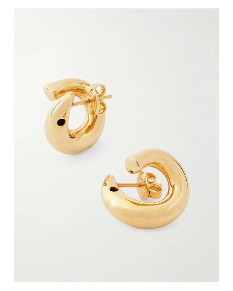 Bottega Veneta Vergoldete Creolen Gold