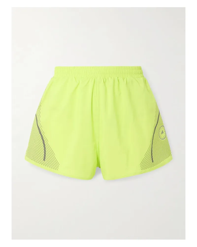 adidas Truepace Shorts Aus Recyceltem Shell Mit Prints - Grün Grün