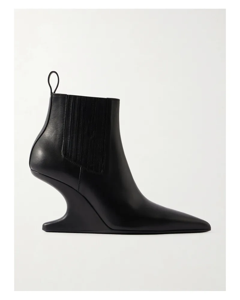 Rick Owens Cantilever Ankle Boots Aus Leder - Schwarz Schwarz