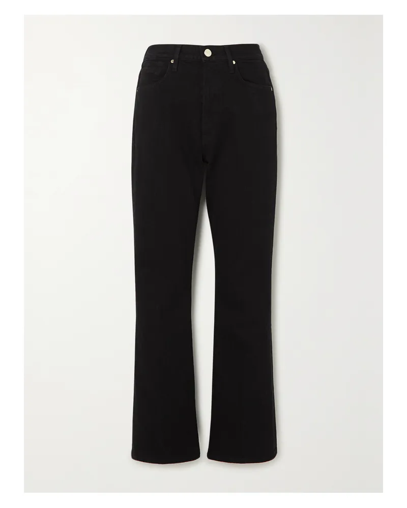 Goldsign  Net Sustain High Rise Jeans Mit Schmalem Bein - Schwarz Schwarz