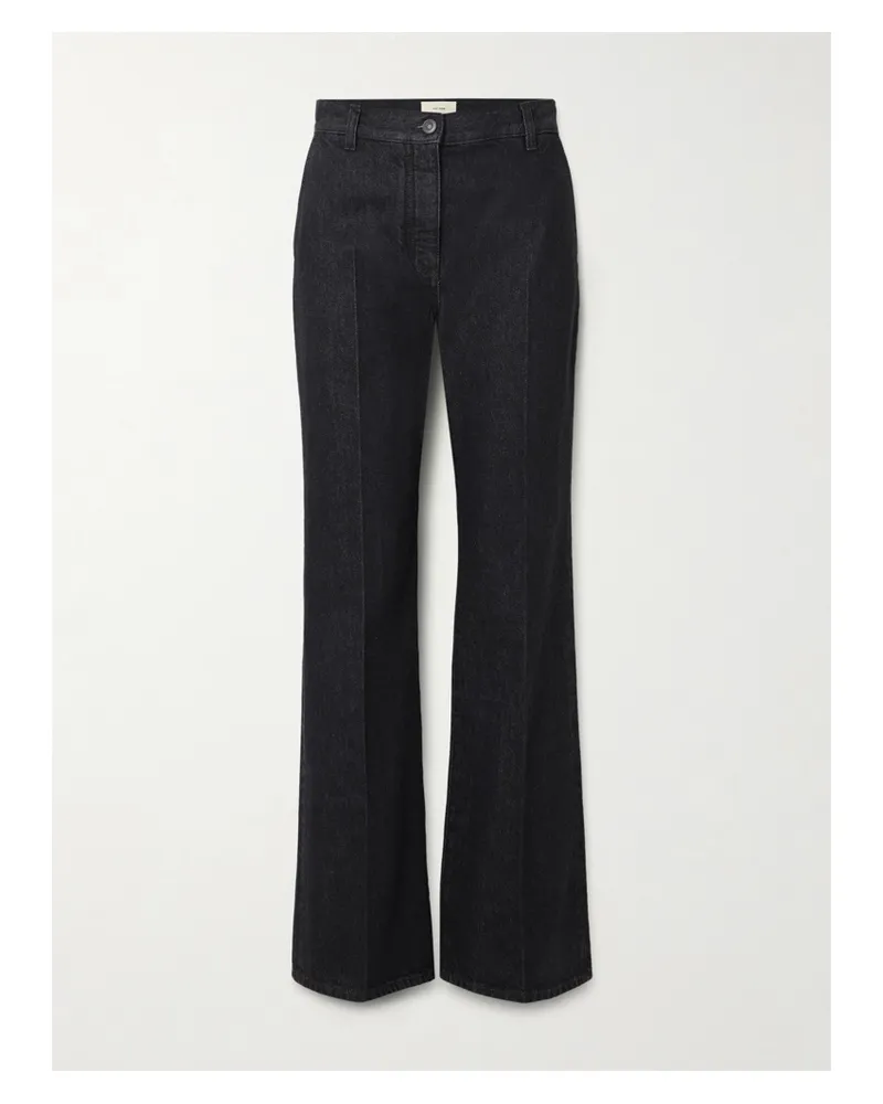 The Row Vita Mid-rise Straight-leg Jeans - Black Black