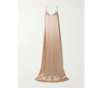 Robe Aus Satin - Gold