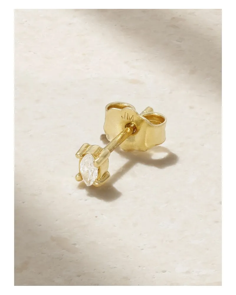 Jennifer Meyer Einzelne Ohrstecker Aus 18 Karat Gold Mit Diamant Gold