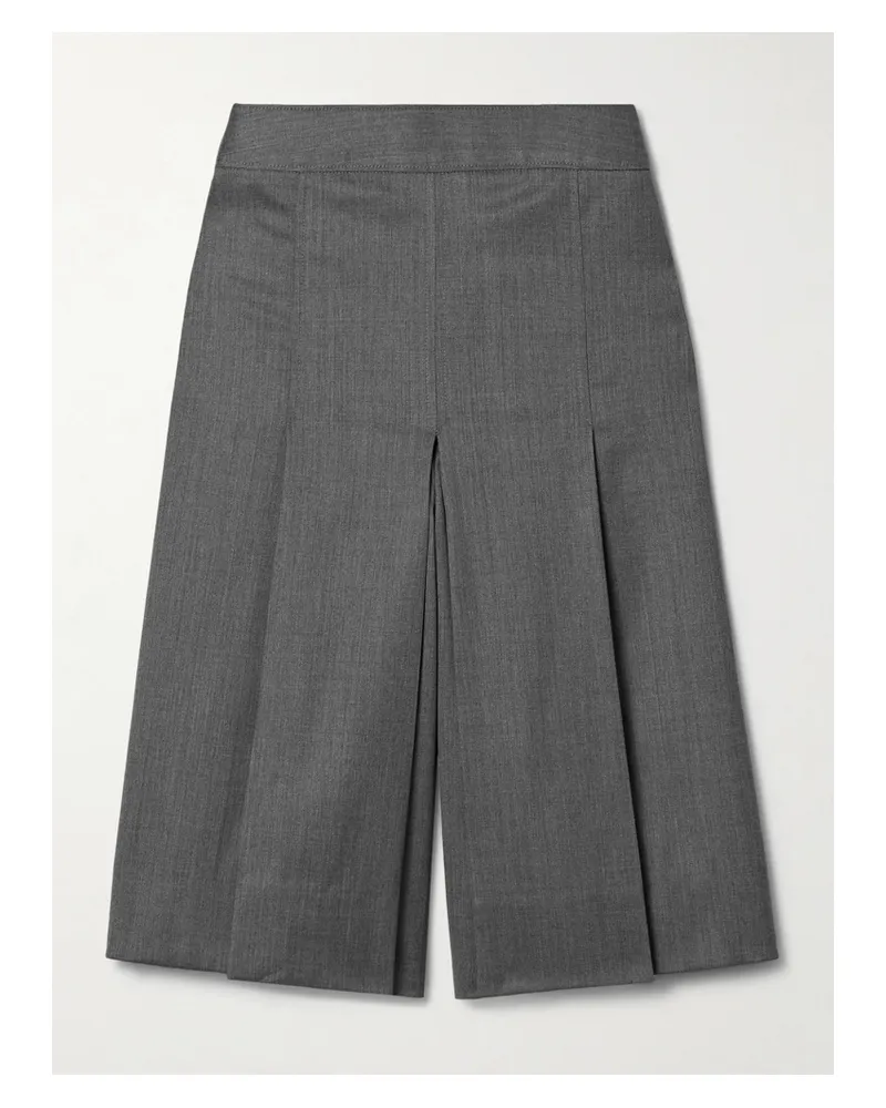 Peter Do Culottes Aus Einer Wollmischung Mit Falten - Grau Grau