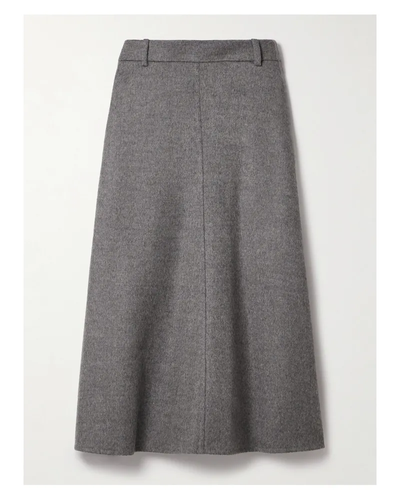 Brunello Cucinelli Midirock Aus Wollfilz - Grau Grau