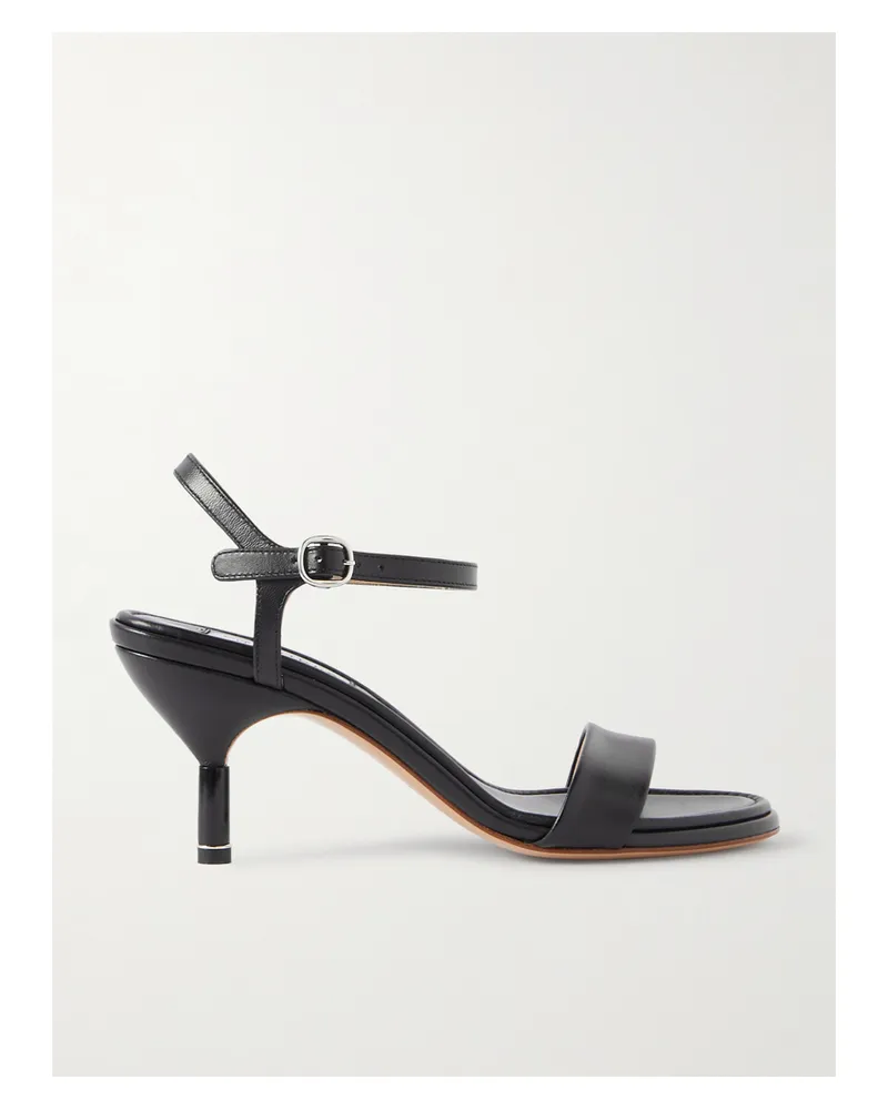 Gabriela Hearst Soraya Sandalen Aus Leder - Schwarz Schwarz