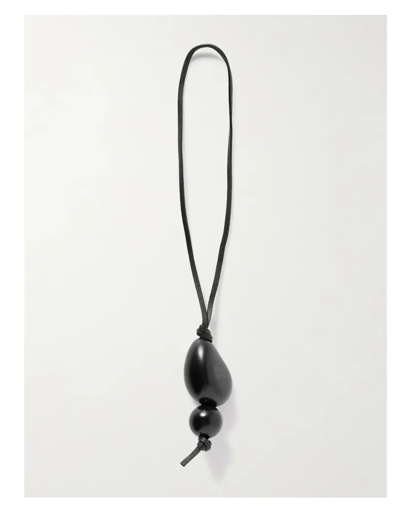 Hunting Season The Tagua Taschenanhänger Aus Leder - Schwarz Schwarz