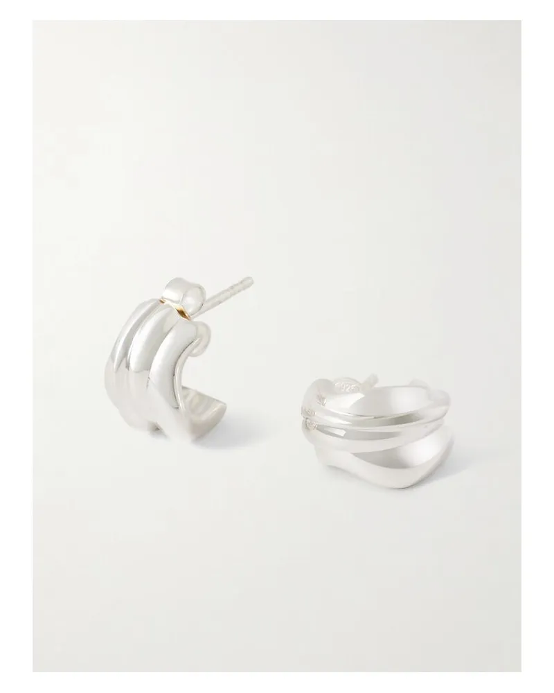 Completedworks Creolen Aus Recyceltem Silber Silber