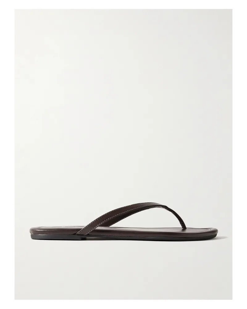 STAUD Freja Zehensandalen Aus Leder - Braun Braun