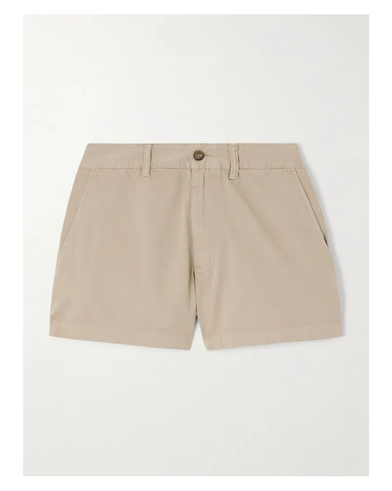 Ralph Lauren Shorts Aus Baumwoll-twill - Neutral Neutral