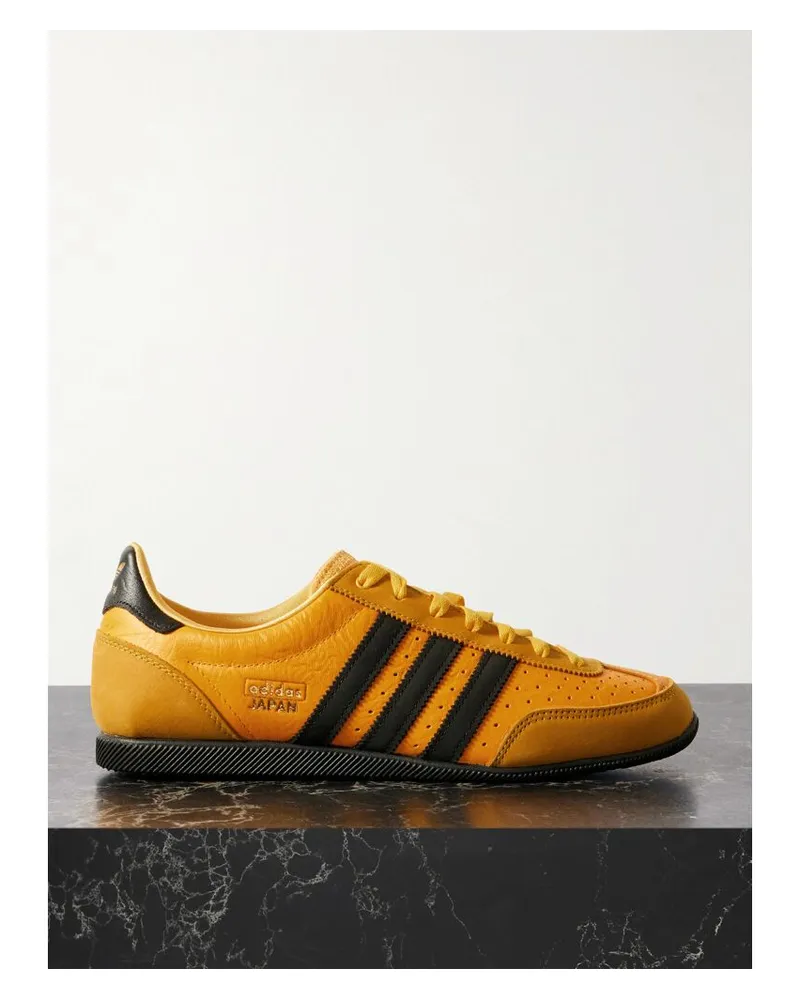 adidas Japan Sneakers Aus Leder Mit Velourslederbesätzen - Gelb Gelb