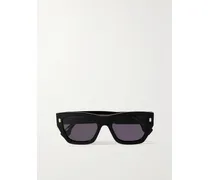 Roma Sonnenbrille Mit D-rahmen Aus Azetat - Schwarz