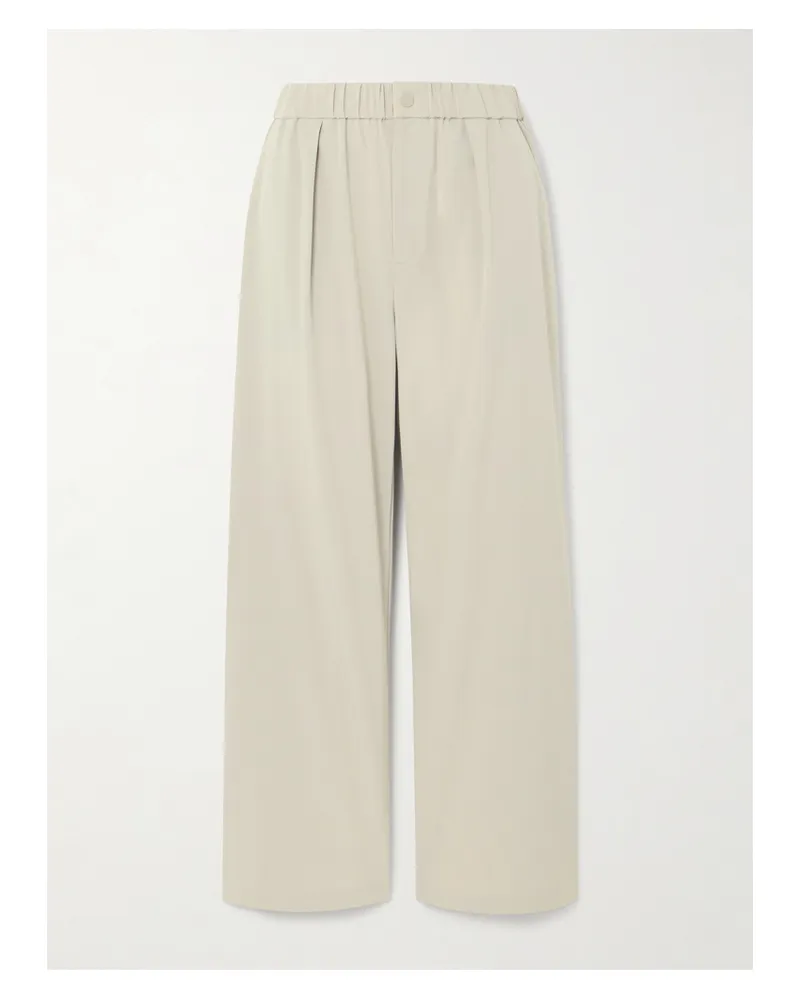 Varley Kayson Hose Mit Weitem Bein Aus Recyceltem Stretch-material Mit Falten - Grün Grün