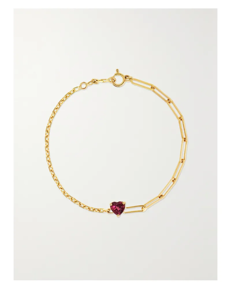 Yvonne Léon Armband Aus 18 Karat Gold Mit Rhodolit Gold