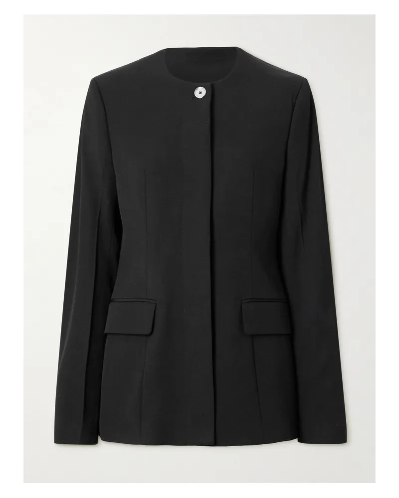 Totême Garderob Blazer Aus Webstoff - Schwarz Schwarz