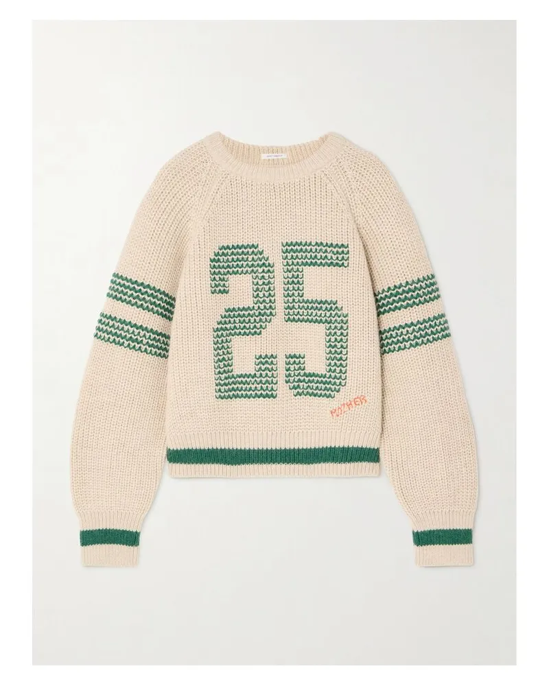 Mother The Fisherman Concert Pullover Aus Einer Alpakawollmischung Mit Stickereien - Ecru Ecru
