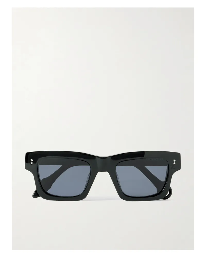 J.W.Anderson Sonnenbrille Mit Eckigem Rahmen Aus Azetat - Schwarz Schwarz