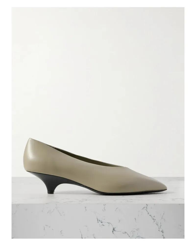 Loro Piana Rebecca Pumps Aus Leder - Grün Grün
