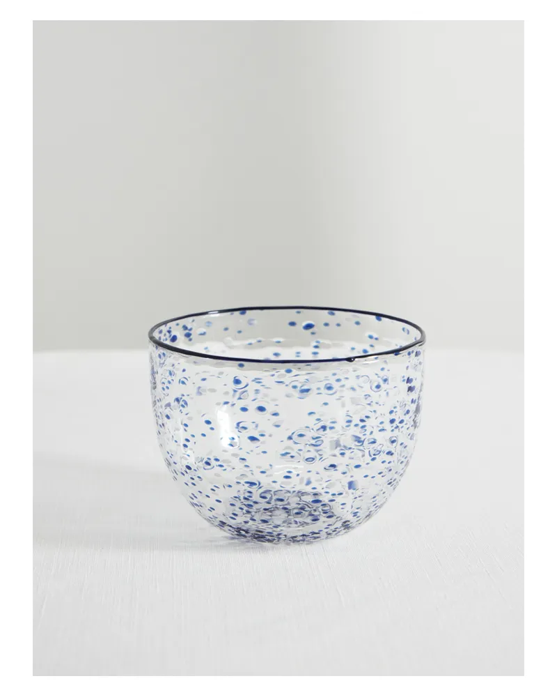 Dolce & Gabbana Painted Glass Bowl - Blue Blue