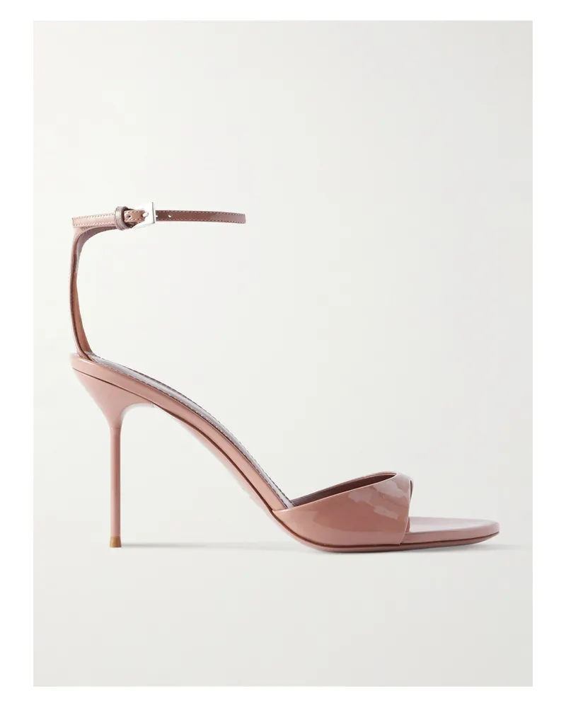 Paris Texas Lidia Sandalen Aus Lackleder - Pink Pink