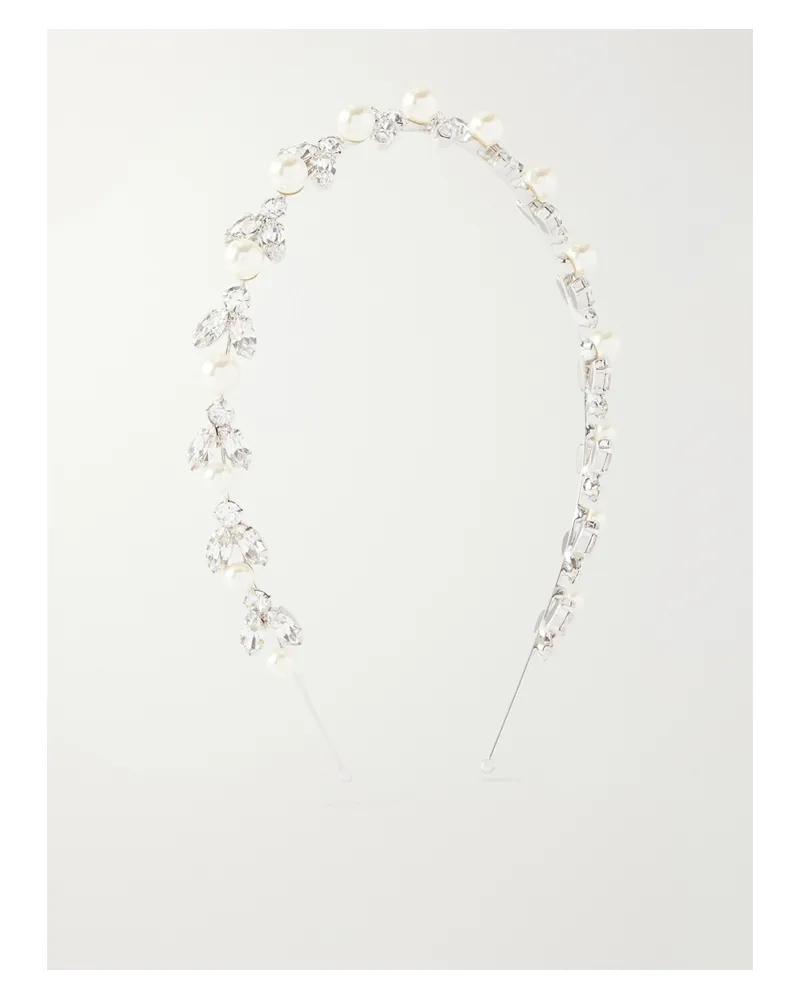 Jennifer Behr Kamila Headband - Silver Silver