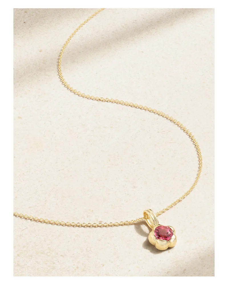 Stone & Strand Festival Kette Aus 14 Karat Gold Mit Turmalin Gold