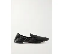 Loafers Aus Leder Mit Verzierung - Schwarz