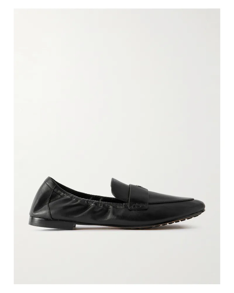 Tory Burch Loafers Aus Leder Mit Verzierung - Schwarz Schwarz