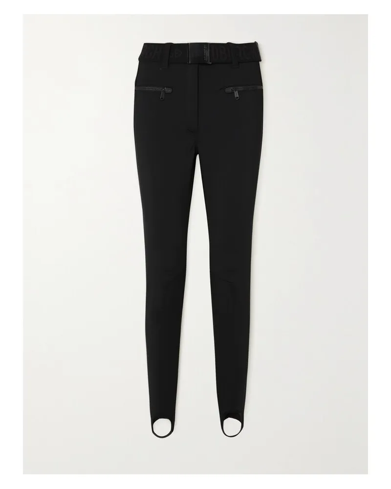 GOLDBERGH Paris Ski-hose Mit Gürtel Und Steg - Schwarz Schwarz