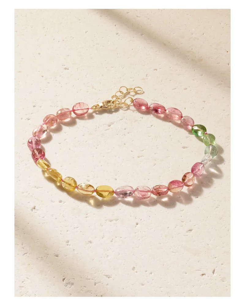 JIA JIA Arizona Candy 14-karat Gold Tourmaline Bracelet - Pink Pink