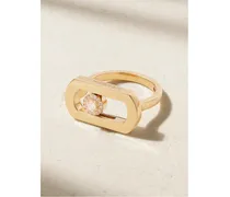 So Move Ring aus 18 Karat  mit Diamanten