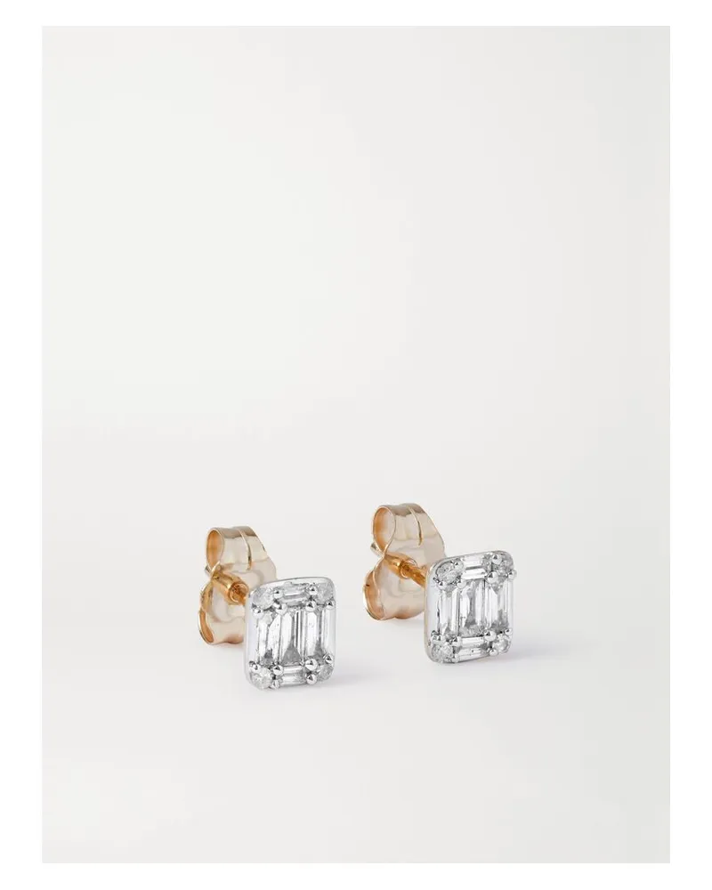 Stone & Strand Shield Of Strength Ohrringe Aus Gold Mit Diamanten Gold