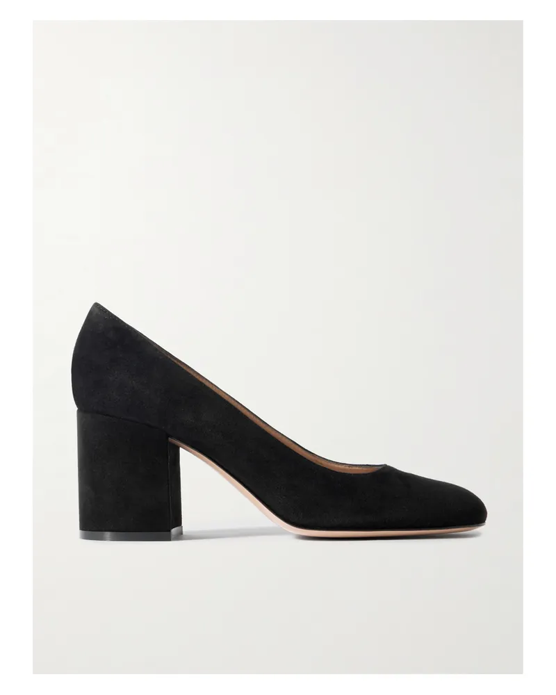 Gianvito Rossi Joelle 70 Suede Pumps - Black Black