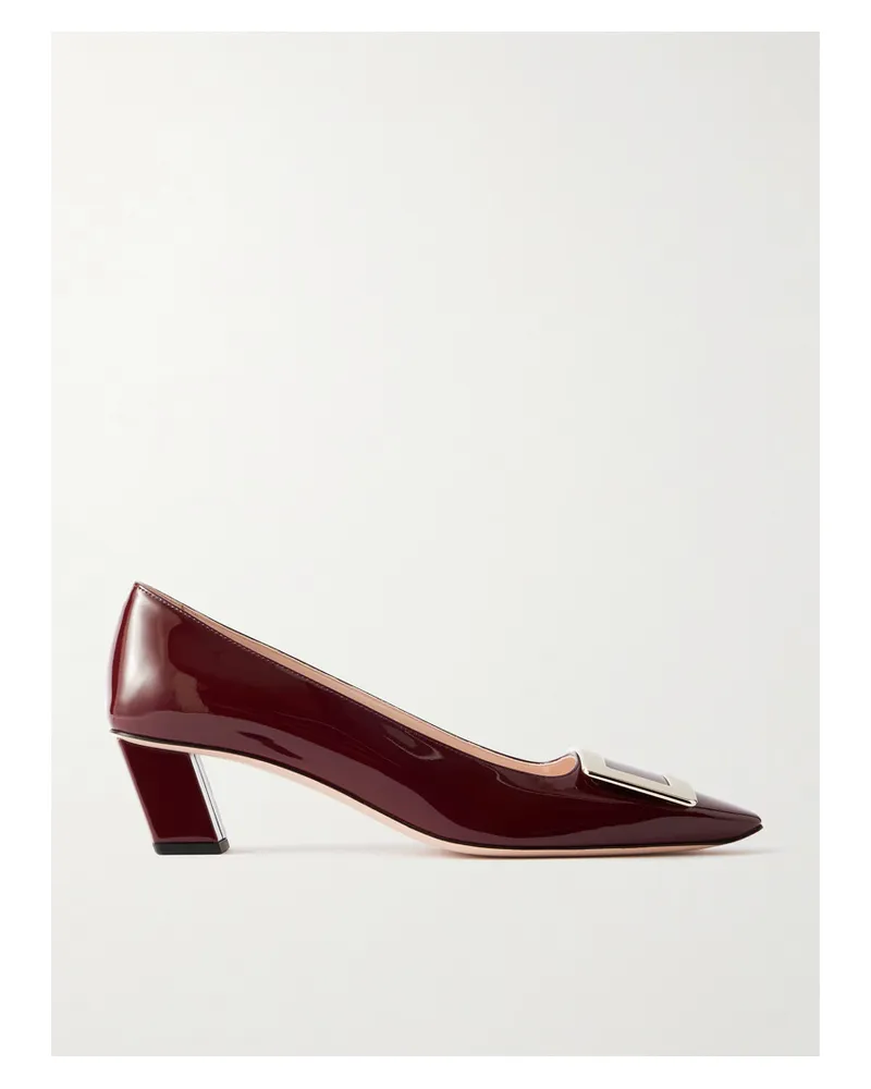 Roger Vivier Belle Vivier 45 Pumps Aus Lackleder - Burgunder Burgunder