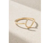 Ring aus Recyceltem 14 Karat  mit Diamanten