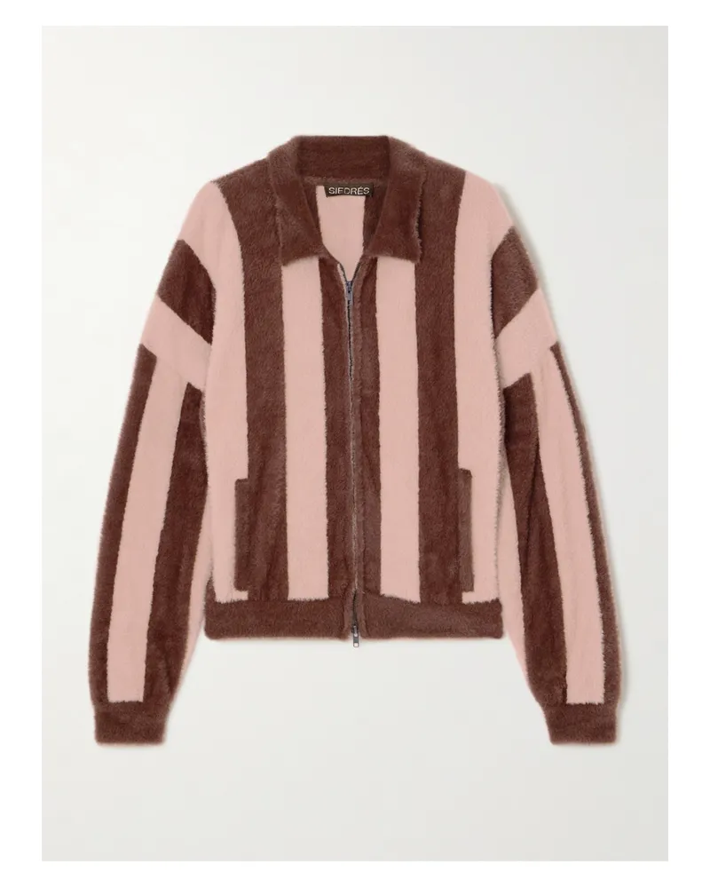 SIEDRES Lenn Jacke Aus Gebürstetem Webstoff Mit Streifen - Mehrfarbig Mehrfarbig
