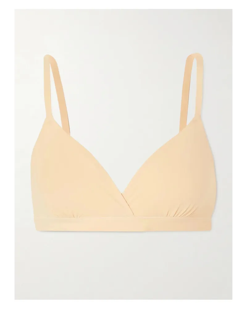SKIMS Fits Everybody Crossover Bralette – Sand – Soft-bh - Neutral Neutral
