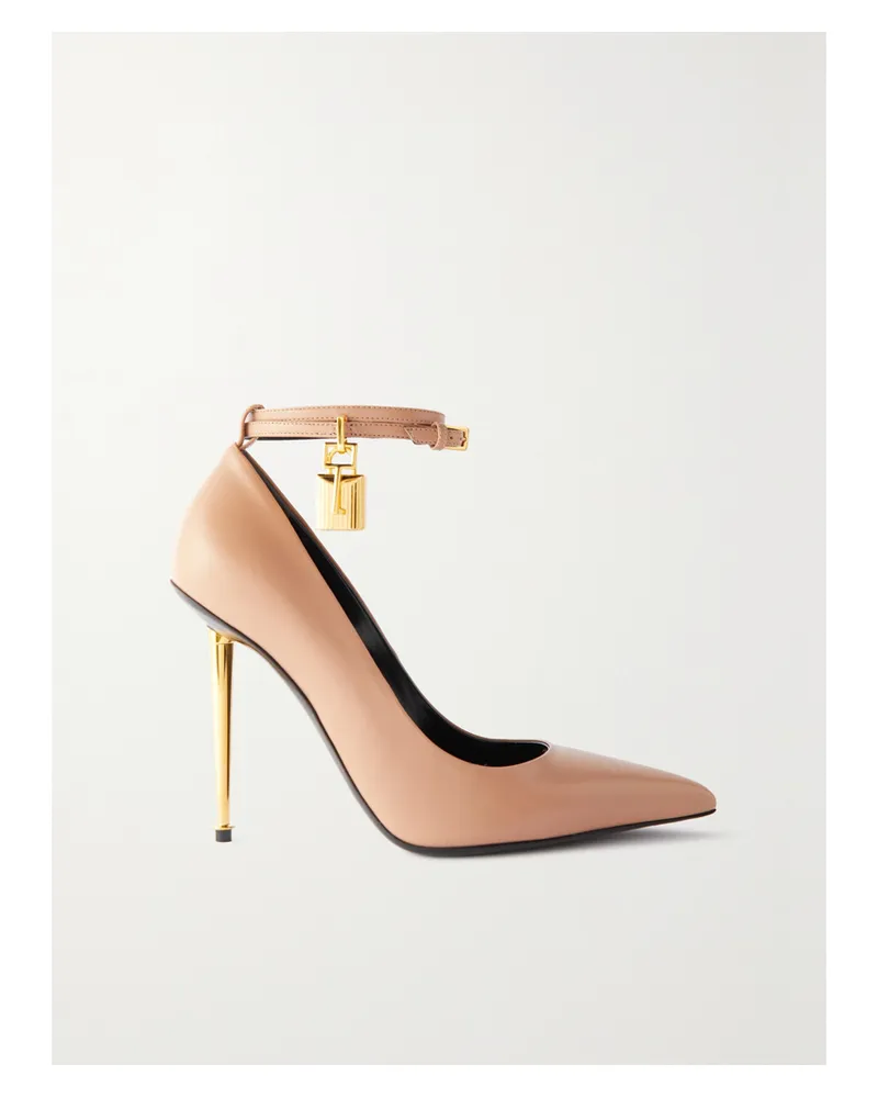 Tom Ford Padlock Pumps Aus Leder Mit Verzierung - Neutral Neutral