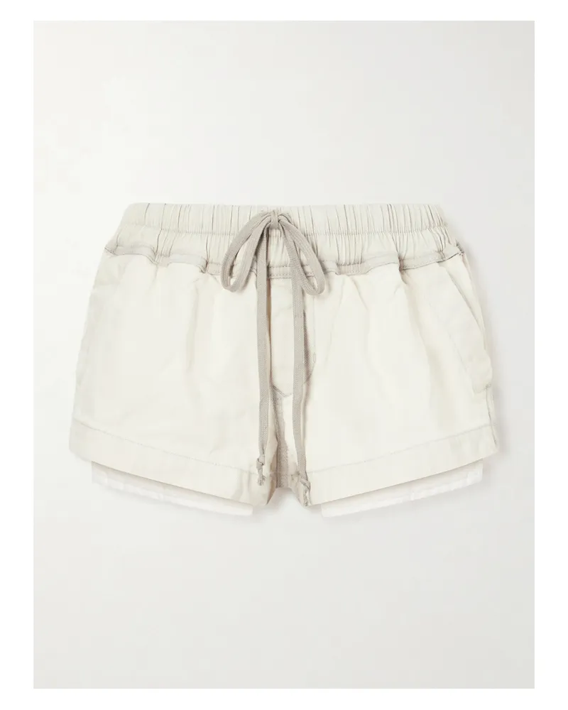Rick Owens Denim Shorts - Neutrals Neutrals