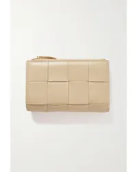 Bottega Veneta Cassette Portemonnaie aus Intrecciato-leder Neutral