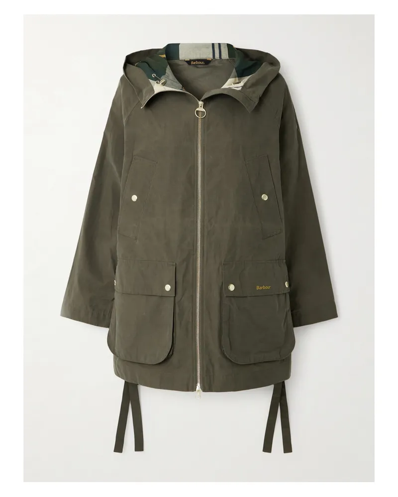Barbour Middlemarch Parka Aus Einer Baumwollmischung Mit Kapuze - Grün Grün