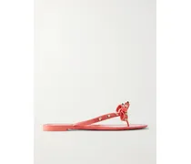 The Rockstud Rubber Flip Flops - Orange
