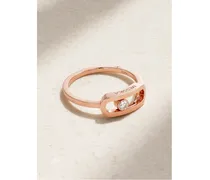 Move Uno Ring aus 18 Karat  mit Diamant