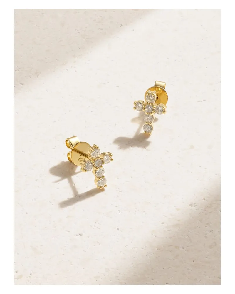 ANITA KO Ohrstecker Aus 18 karat Gold Mit Diamanten Gold